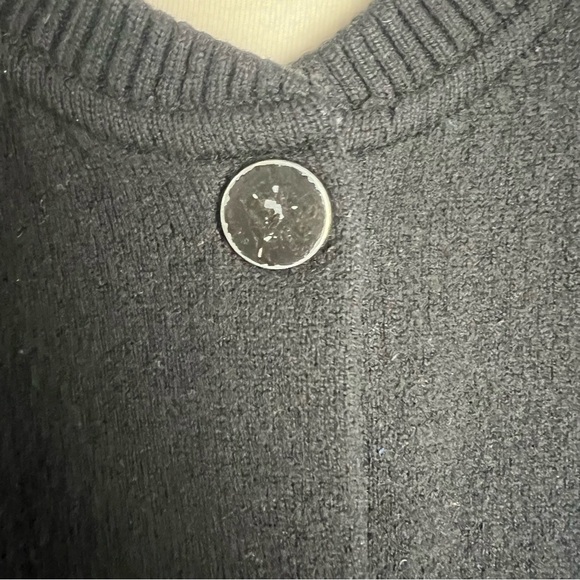 Sandro Paris Black Wool Ashton Varsity Cardigan – Logo & Love Detail Fits S / M - Picture 7 of 12